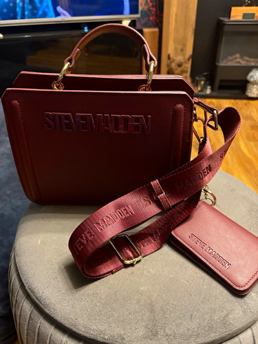 Steve madden burgundy faux - steve,