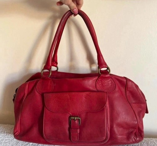 Biden women red leather - biden, women's