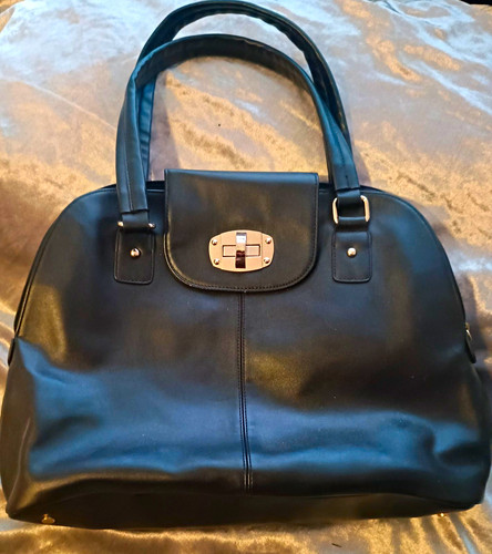 Linea black faux leather - linea,