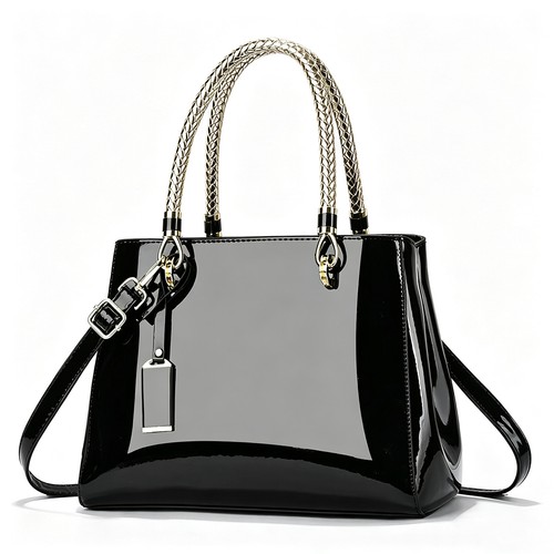 Glossy patent leather women - glossy,