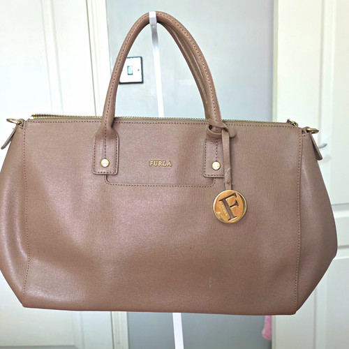 Furla andrea taupe leather - andrea,