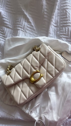 Coach small beige quilted - coach,
