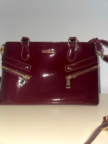 Catwalk burgundy patent faux - patent,