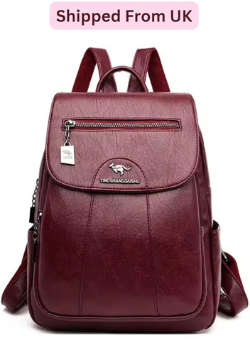 Women backpack soft leather - backpack,