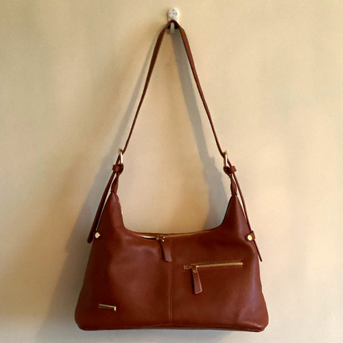 Brown leather lookalike - brown,