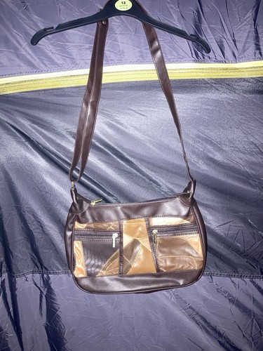 Brown shoulder bag used great - bag,