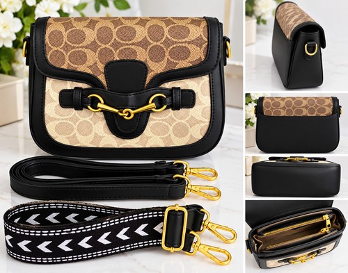 Black beige brown patterned - beige,