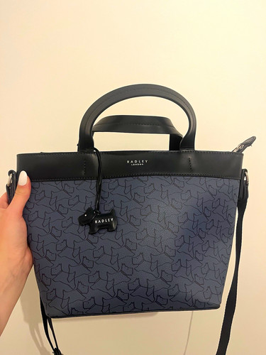 Radley london blue black logo - radley, blue/black