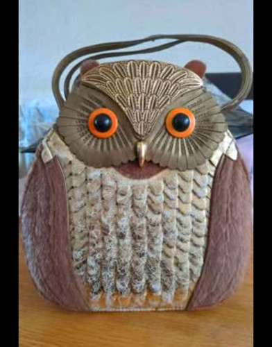 Owl animal print faux - owl,