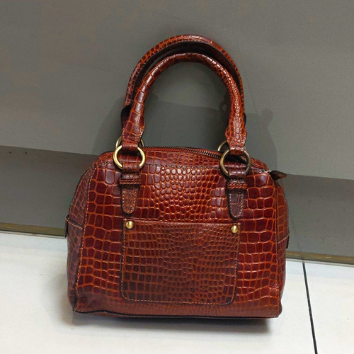 Allora brown tan croc - allora,