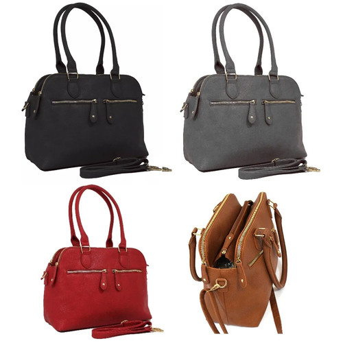 Large faux leather hobo - large,