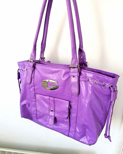 Y2k purple faux leather - faux,