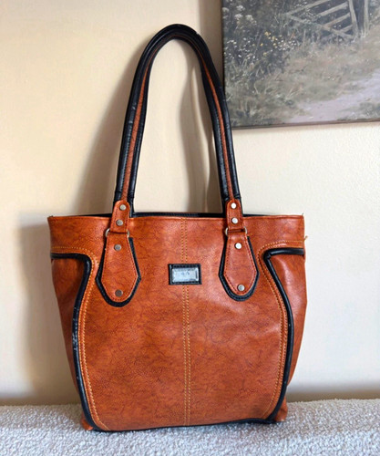 Women brown pebbled faux - women's,