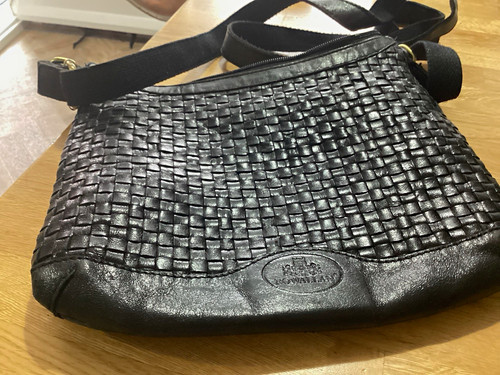 Rowallan black woven leather - rowallan,