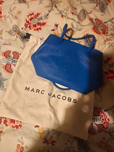 Marc jacobs blue - blue, leather