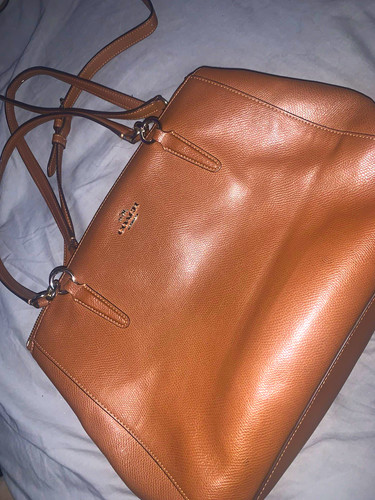 Coach brown leather - brown, shoulder