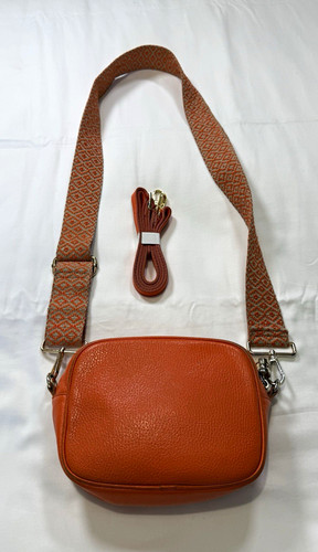 Apatchy orange pebbled - orange,