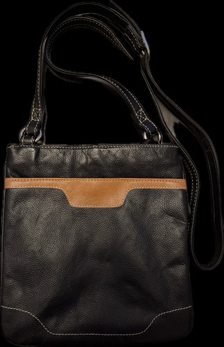 Black tan leather - black,