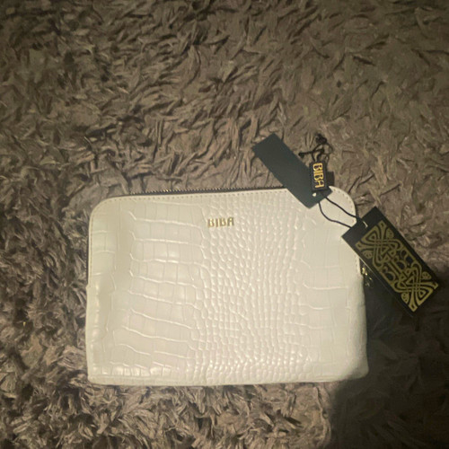 Biba white croc embossed faux - biba,