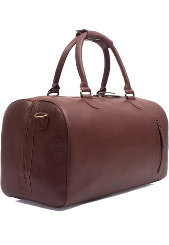 Leather duffle bag full - bag,