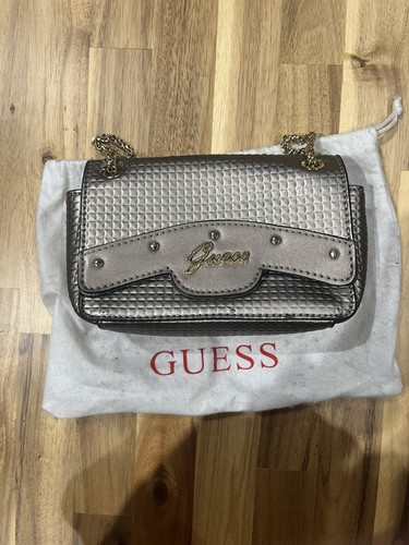 Guess silver metallic - silver, woven