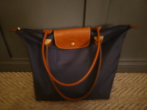 Longchamp pliage large navy - le,