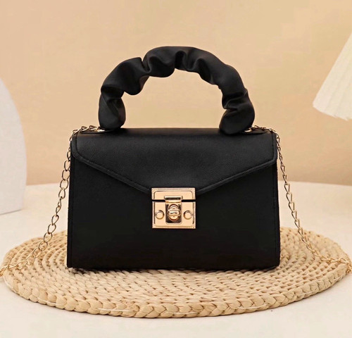 Women black faux - black, leather