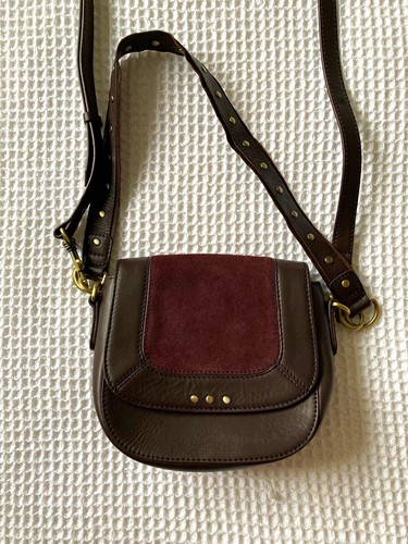 Per una burgundy leather - leather, &