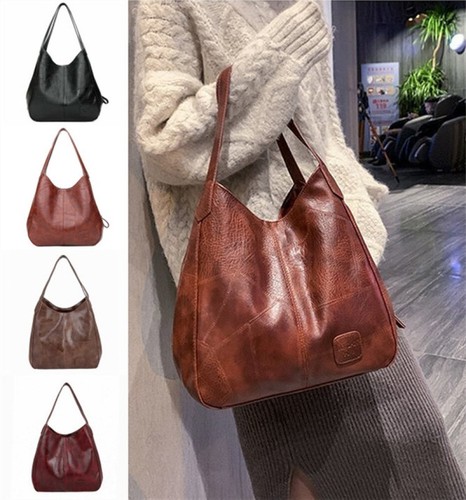 Women leather hobo bag - women's,