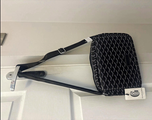 Messenger black canvas leather - messenger, canvas/leather