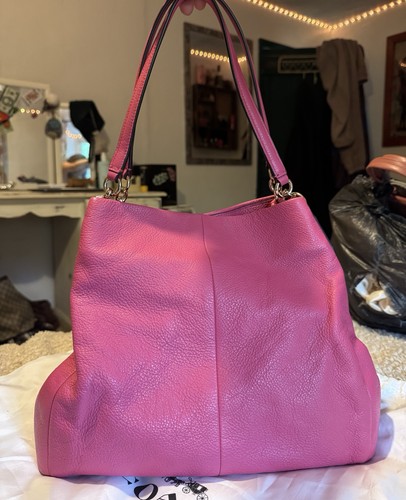 Coach leather shoulder - coach,