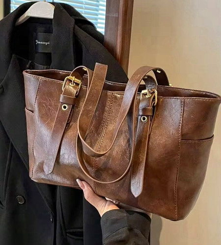 Women brown faux leather - women's,