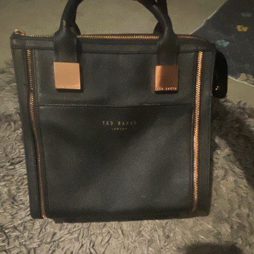 Ted baker black saffiano faux - ted,
