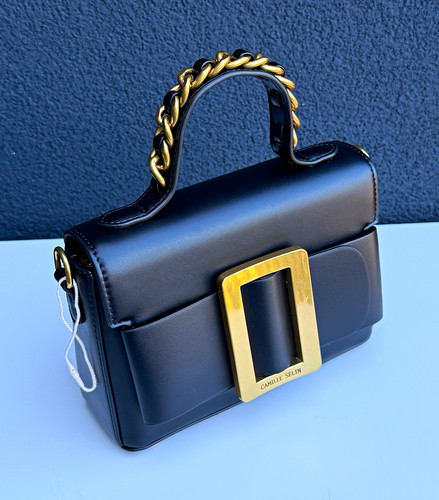 Camille selin black top - top, handle