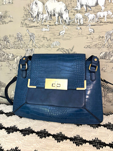 Dune blue faux - dune, croc