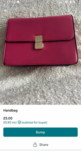 Pink faux leather - pink,