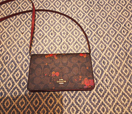 Coach signature floral brown - signature,