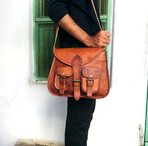 Bag messenger leather - bag, shoulder