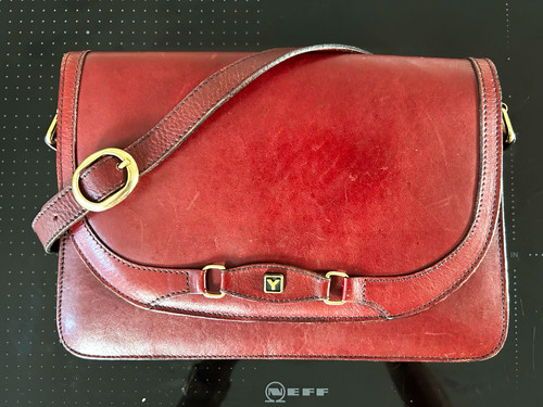 Yorn boutique burgundy - burgundy, leather