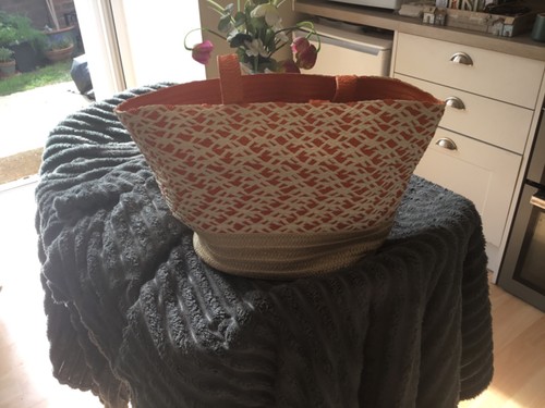 Orange beach bag - , beautiful