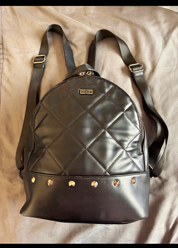 Cult black quilted faux - cult,
