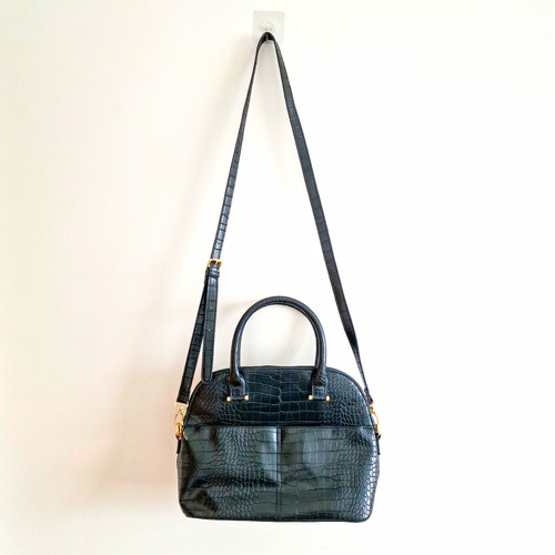 Women faux leather croc - leather,