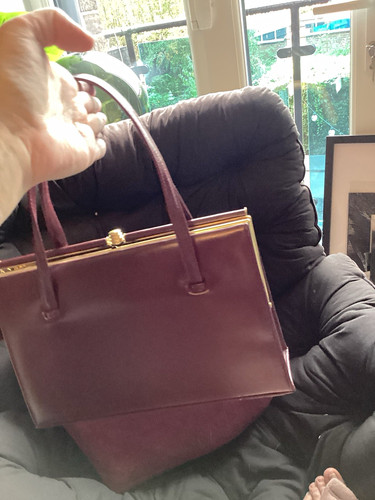Vintage 1940 style - , burgundy