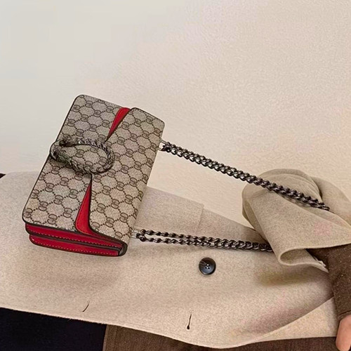 Women beige red logo - beige/red,