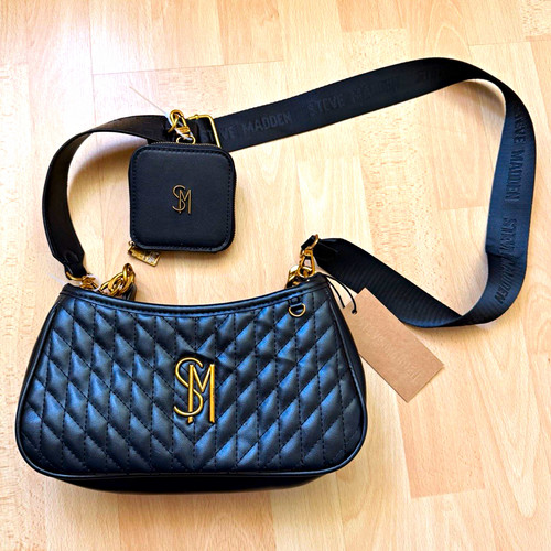 Steve madden quilted black - steve,