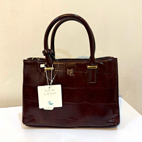 New look burgundy patent - look,